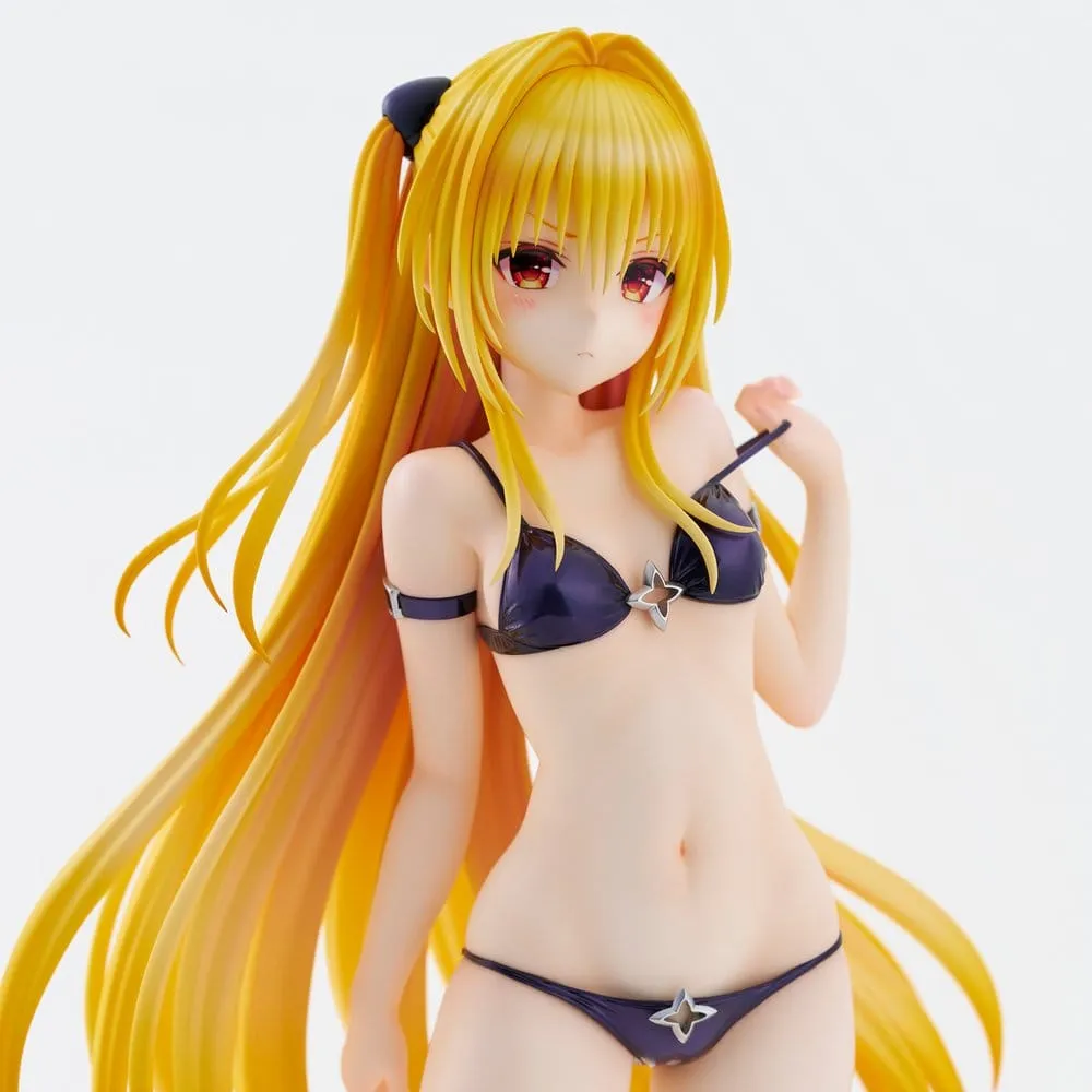 To Love Ru Darkness Swimsuit Series PVC Figure 1/4 Golden Darkness 39 cm